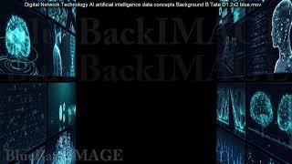 Digital Network Technology AI artificial intelligence data concepts Background B Tate D1 Mix blue me