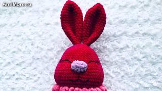 Амигуруми: схема Зайка Пижамница. Игрушки вязаные крючком - Free crochet patterns.