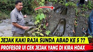 GEMPAR !!! DITEMUKAN JEJAK KAKI RAJA SUNDA ABAD KE 5 DI TASIK ??!! SEJARAH PRASASTI TELAPAK KAKI