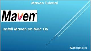 Maven Tutorial - Install Maven on Mac OS