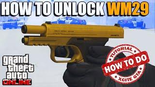 How to unlock the WM 29 pistol! *NEW Winter DLC Weapon* DIE HARD MOVIE - GTA 5 Online