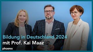 Veröffentlichung des Berichts "Bildung in Deutschland 2024" mit Prof. Kai Maaz