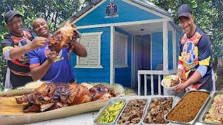 Cerdo Asado en Inauguración *Nueva Casa de GUARO*, La Vida del Campo