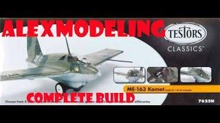 AlexModeling "TESTORS 1/48 ME-163 KOMET" COMPLETE BUILD!