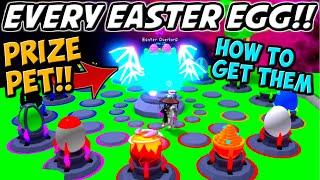 HOW TO GET *ALL* EVENT EASTER EGGS!! | Bubble Gum Simulator (Roblox)