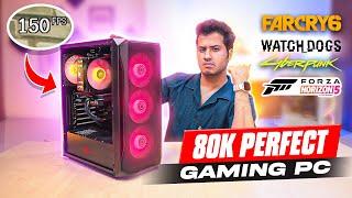 The "Perfect" 80000 Rupees Gaming PC | Gaming PC Build under 80k in India 2024