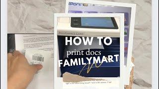 HOW TO PRINT DOCUMENTS IN TAIWAN FAMILYMART
