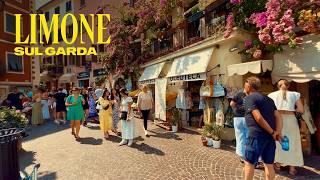 Limone Sul Garda, Lake Garda, Italy Walking Tour 4K