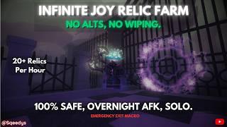 BEST INFINITE RELIC JOY FARM - NO ALTS | Deepwoken Roblox