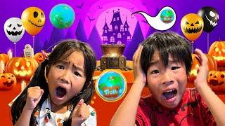 【寸劇】ハロウィンのミステリーハウスで地球グミを探そう！　Kaede and Ahtan and adventures in a Halloween Castle　かえであーたん