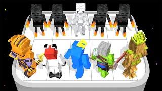 MERGE CRAFT: Blue Guys - Merge Rainbow Friend Monster VS Zombie Fight