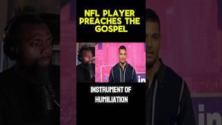 NFL PLAYER BOLDY PREACHED THE GOSPEL! #christianvideos #jesuschrist #christianmotivation