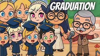NINA’S GRADUATION DAY  ZARA, JAX, KAI, SOFI AVATAR WORLD #avatarworld #pazu
