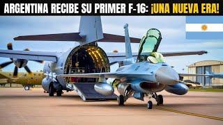 PRIMERO DE LOS 24 CACES F-16: La Fuerza Aérea Argentina recibe su primer caza F-16