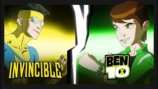 Ben 10 VS Invincible but it's how power scalers want it to be