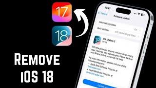 How to Remove iOS 18 Beta From iPhone / Downgrade iOS 18 to 17 Without Computer