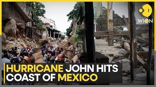 Hurricane John hits Mexico's Pacific Coast, Authorities Issue Red Alert In Guerrero & Oaxaca Areas