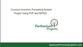 Coconut Inventory Processing System Using PHP and MYSQL