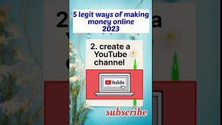 5 crazy and legit ways of making money online 2023#makemoneyfromhome #makemoneyonline