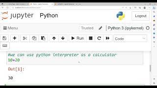 Python as calculator