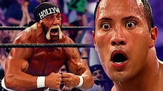 BEST MATCH EVER: The Rock vs. Hollywood Hulk Hogan | WrestleMania X8