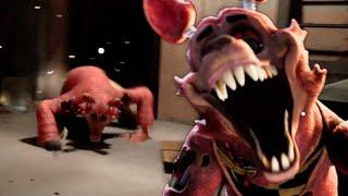 THE FNAF JRS ANIMATRONICS ARE BACK & CRAWLING AFTER ME.. - FNAF Fazbear Ent. Project Pitfall