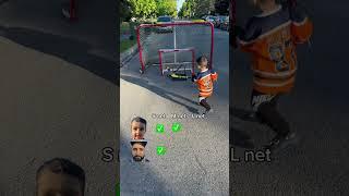 What was the last shot?! #challenge #sports #hockey