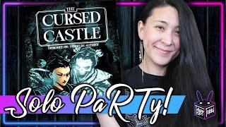 The Cursed Castle  | Solo Board Game PaRTy!!! (Playthrough and Review/ Tutorial, yup!) 