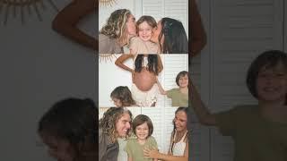 Kissing All 3 Babies at Once  #shorts