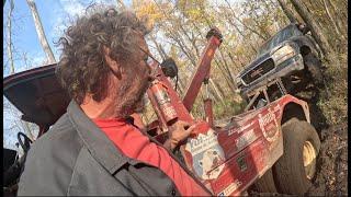 Stuck  during an Off Road Rescue at Toys for Tots run