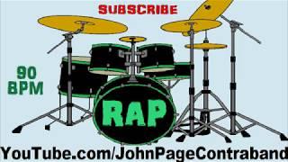 Rap Hip Hop Drum Beat Loop Track 90 bpm