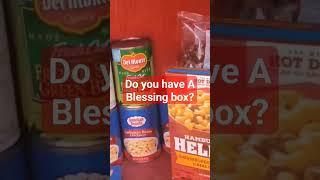 Filling up the blessing Box in our hometown. #food #grocery