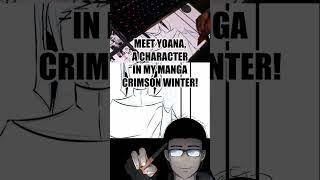 Meet Yoana! A Character in My Manga Series, CRIMSON WINTER! #shorts