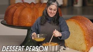 How To Make Moist & Delicious Lemon Bundt Cake with Claire Saffitz | Dessert Person