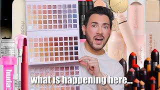 Testing NEW overhyped makeup launches! what is happening...