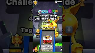 Championship Challenge Guide 