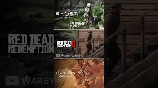 Ghost of Tsushima vs RDR2 vs Horizon Forbidden West | Stairs