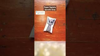 DIY Paper Squishy Sprunki Gray #papersquishy #squishy #diy #sprunki #craft #papercraft #shorts