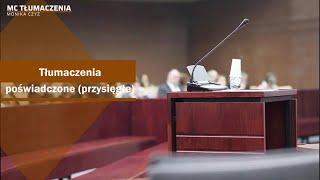 Tłumaczenia poświadczone Szczecin MC Tłumaczenia Monika Czyż