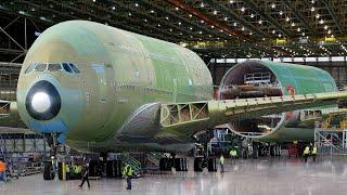 Europe Most Advanced Factory Producing Gigantic Airbus Planes - Assembly Line