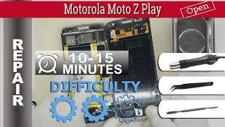 Как отделить  модуль дисплея  Motorola Moto Z Play TX1635-02