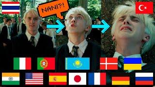 "IT`S KILLED MEh" - in different languages | Buckbeak VS Draco Malfoy | Harry Potter