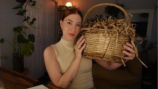 ASMR Tingle Basket  |Tapping, scratching, face brushing