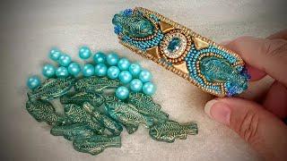 Beautiful Fish Bead Bracelet with John Bead Curiosities Box Oceania #11
