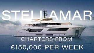 WORLD SUPERYACHT AWARD WINNER 2024 | MOTOR YACHT STELLAMAR | 35M CANTIERE DELLE MARCHE