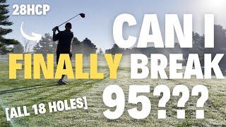 Can 28 HCP golfer BREAK 95 from the RED TEES? Chasing a personal best score! #golf #golfswing