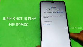 Infinix Hot 10 Play FRP Bypass Without PC