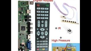 скалер V56(он же V59 со старым процессором)Universal LCD TV Controller Driver Board