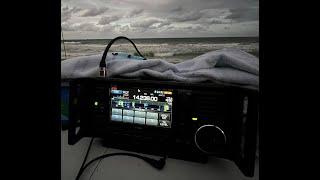 QRP Vertical Parasitic Array on the Beach