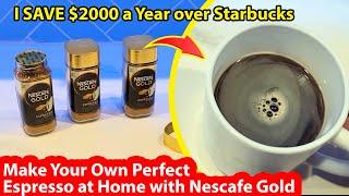 Save $2000 a year on Coffee - Drink NESCAFE Gold Espresso Instant Coffee Review